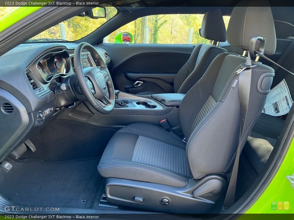 Black Interior Prime Interior for the 2023 Dodge Challenger SXT Blacktop #146755062