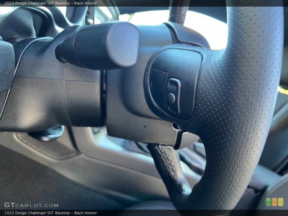 Black Interior Steering Wheel for the 2023 Dodge Challenger SXT Blacktop #146755074