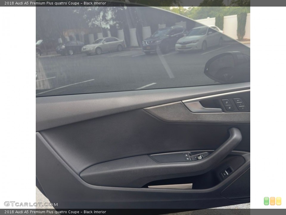 Black Interior Door Panel for the 2018 Audi A5 Premium Plus quattro Coupe #146755409
