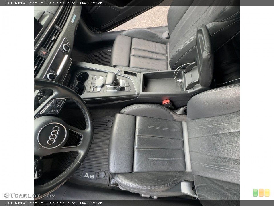 Black Interior Front Seat for the 2018 Audi A5 Premium Plus quattro Coupe #146755415