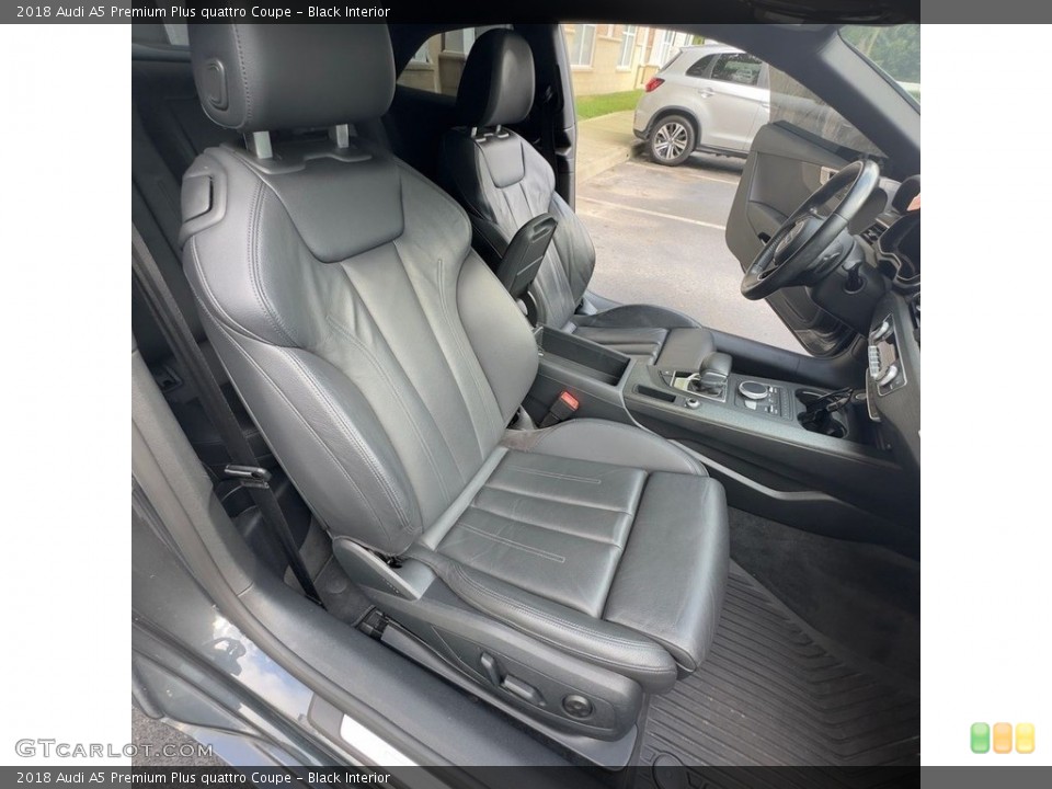 Black Interior Front Seat for the 2018 Audi A5 Premium Plus quattro Coupe #146755424
