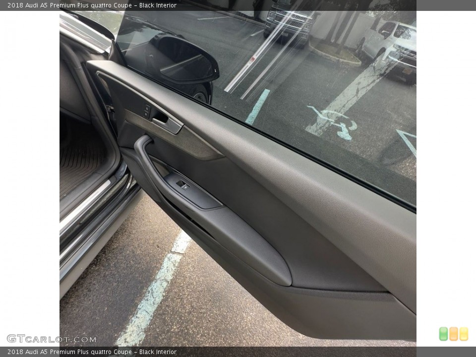Black Interior Door Panel for the 2018 Audi A5 Premium Plus quattro Coupe #146755436