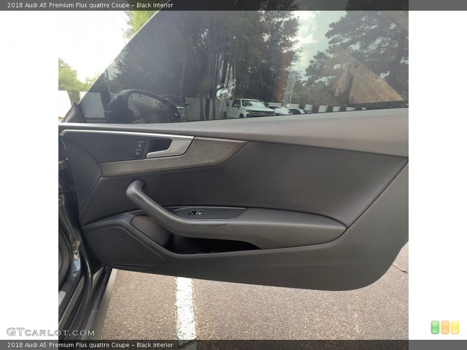 Black Interior Door Panel for the 2018 Audi A5 Premium Plus quattro Coupe #146755454