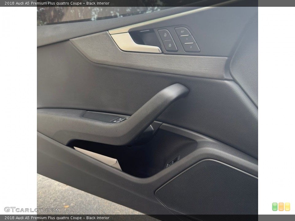 Black Interior Door Panel for the 2018 Audi A5 Premium Plus quattro Coupe #146755457