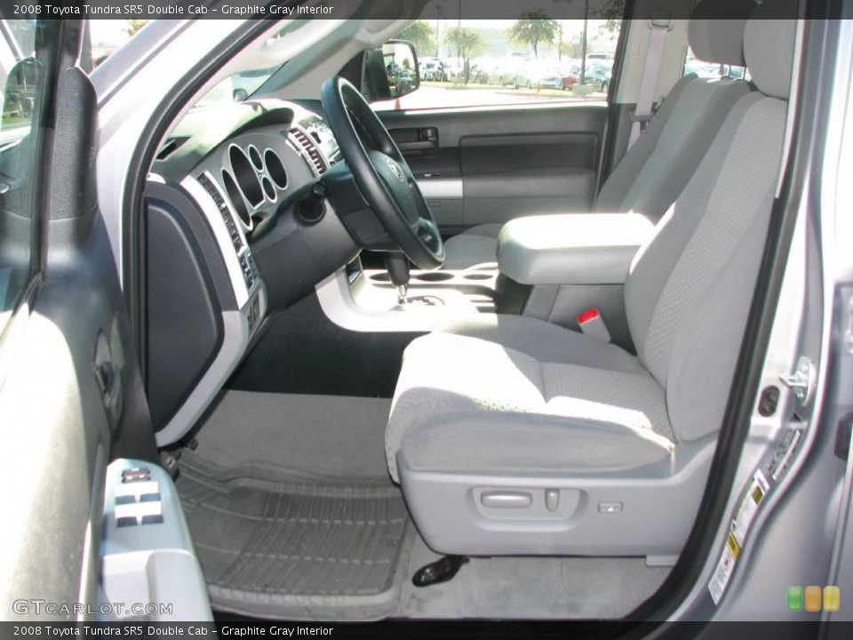 Graphite Gray Interior Photo for the 2008 Toyota Tundra SR5 Double Cab #1470555