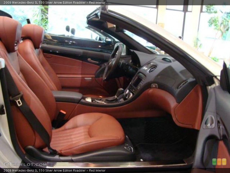 Red Interior Photo for the 2009 Mercedes-Benz SL 550 Silver Arrow Edition Roadster #14733927