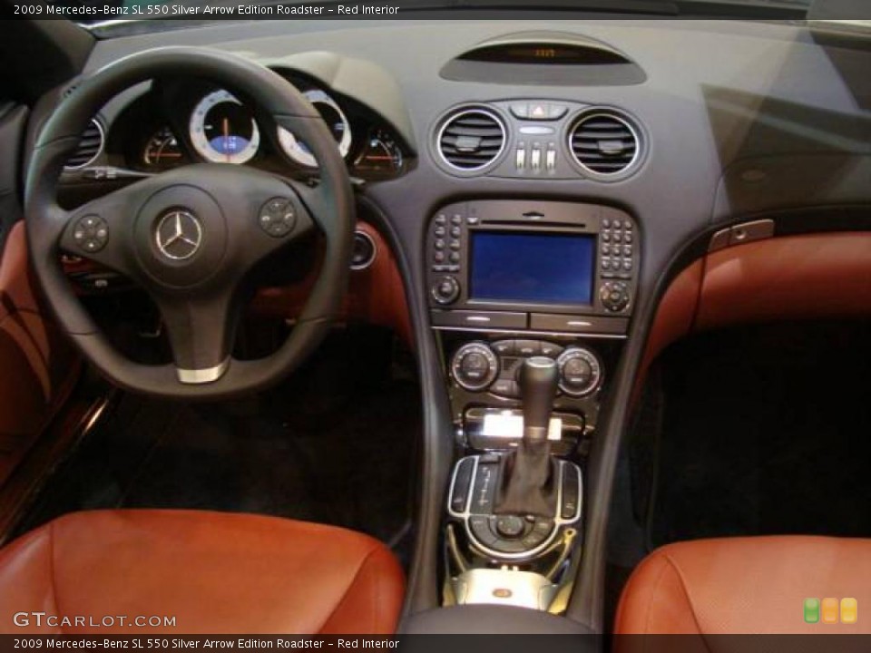 Red Interior Dashboard for the 2009 Mercedes-Benz SL 550 Silver Arrow Edition Roadster #14733932