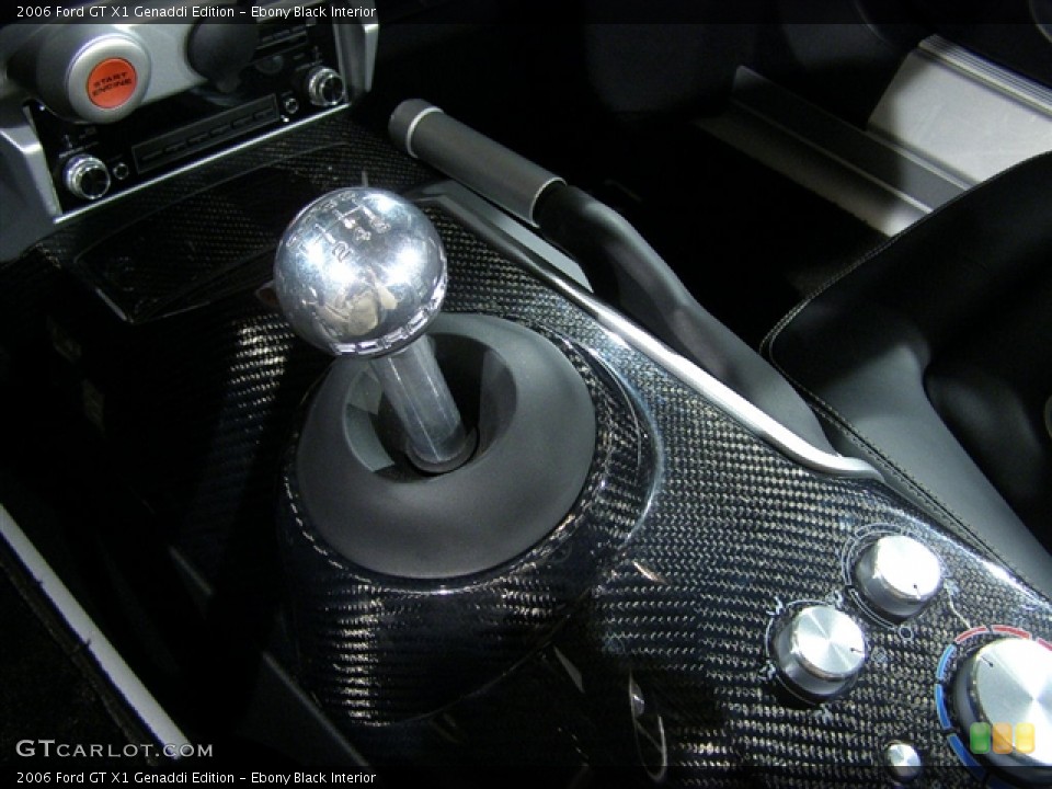 Ebony Black Interior Transmission for the 2006 Ford GT X1 Genaddi Edition #147468