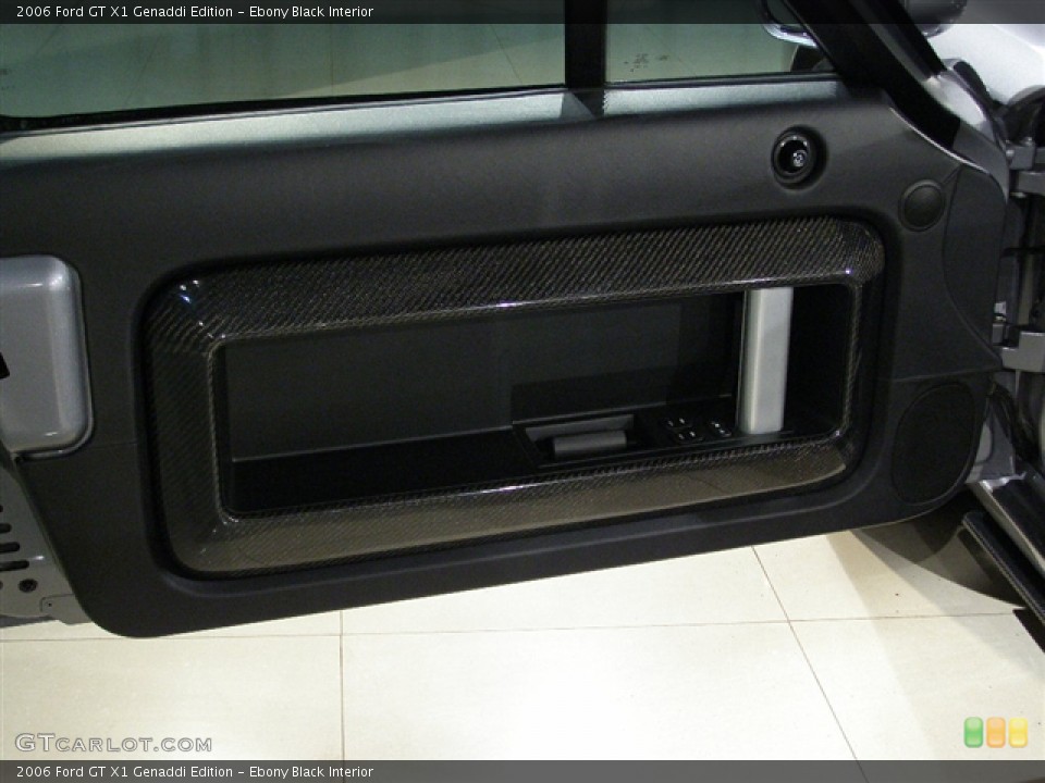 Ebony Black Interior Door Panel for the 2006 Ford GT X1 Genaddi Edition #147496