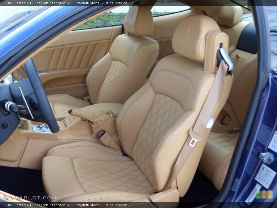 Beige Interior Photo for the 2008 Ferrari 612 Scaglietti  #14799567