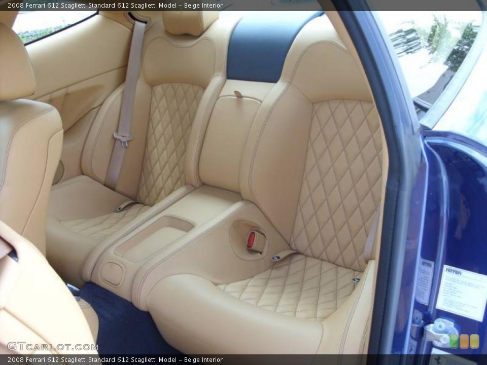 Beige Interior Photo for the 2008 Ferrari 612 Scaglietti  #14799577