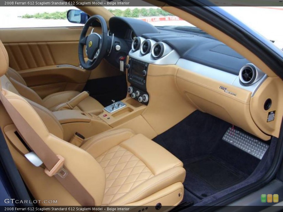 Beige Interior Photo for the 2008 Ferrari 612 Scaglietti  #14799587
