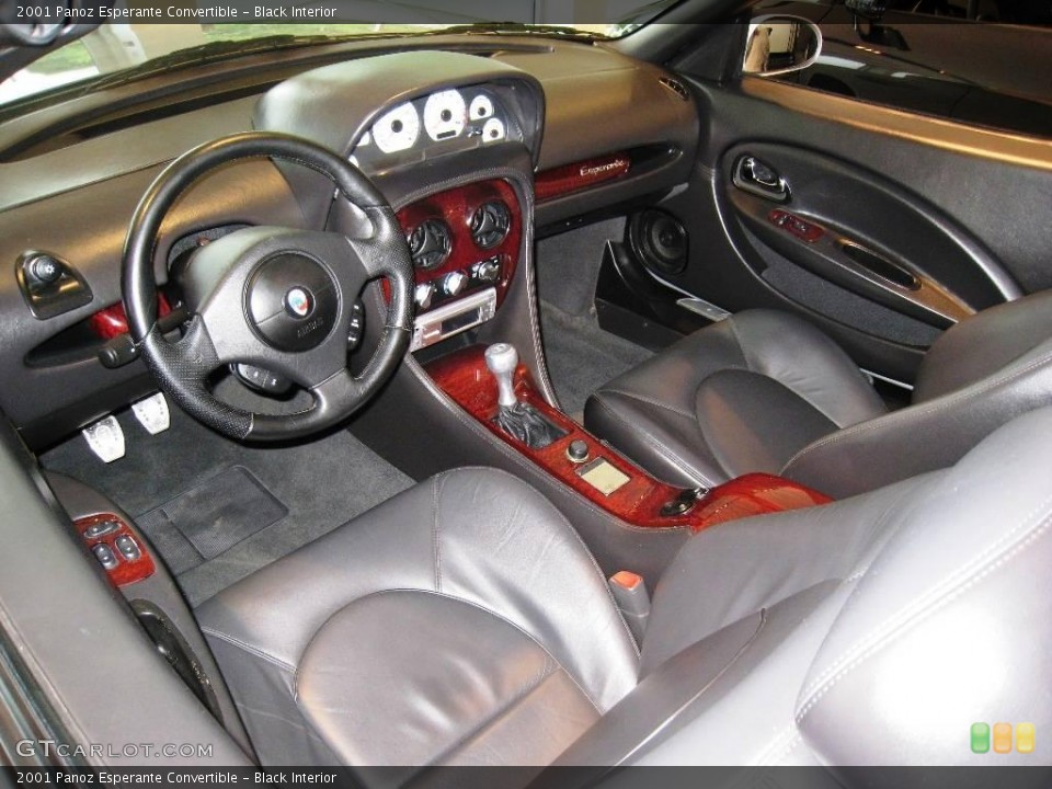 Black Interior Photo for the 2001 Panoz Esperante Convertible #14947506