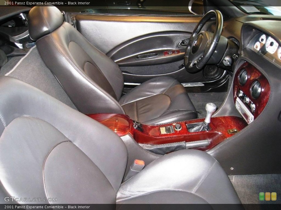 Black Interior Photo for the 2001 Panoz Esperante Convertible #14947516