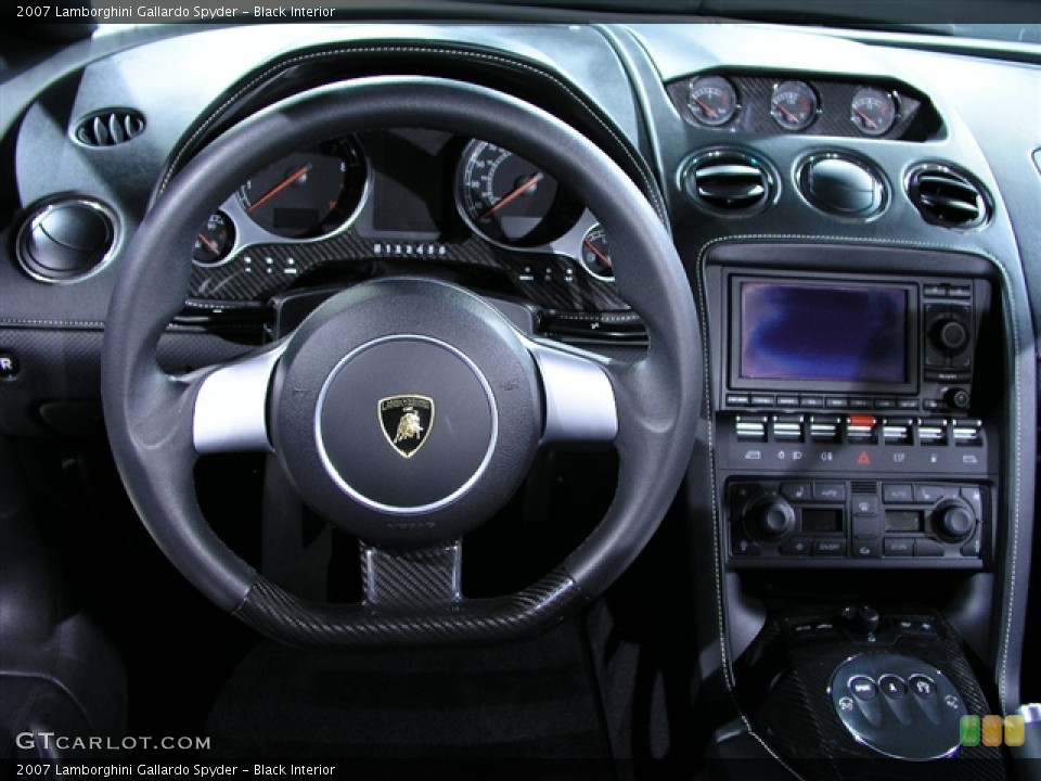 Black Interior Dashboard for the 2007 Lamborghini Gallardo Spyder #150035