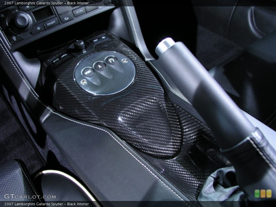 Black Interior Transmission for the 2007 Lamborghini Gallardo Spyder #150056