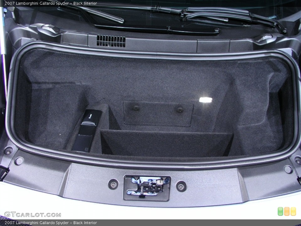Black Interior Trunk for the 2007 Lamborghini Gallardo Spyder #150105