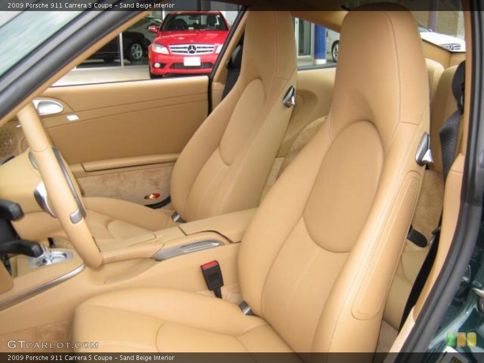 Sand Beige Interior Photo for the 2009 Porsche 911 Carrera S Coupe #15175769