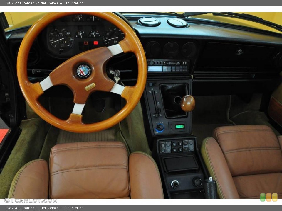 Tan Interior Photo for the 1987 Alfa Romeo Spider Veloce #15212366