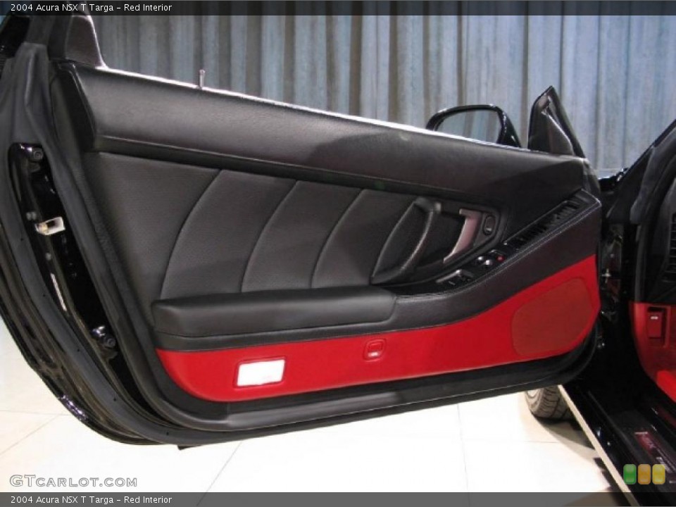 Red Interior Door Panel for the 2004 Acura NSX T Targa #15283022