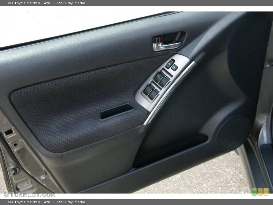 Dark Gray Interior Door Panel for the 2004 Toyota Matrix XR AWD #15287294