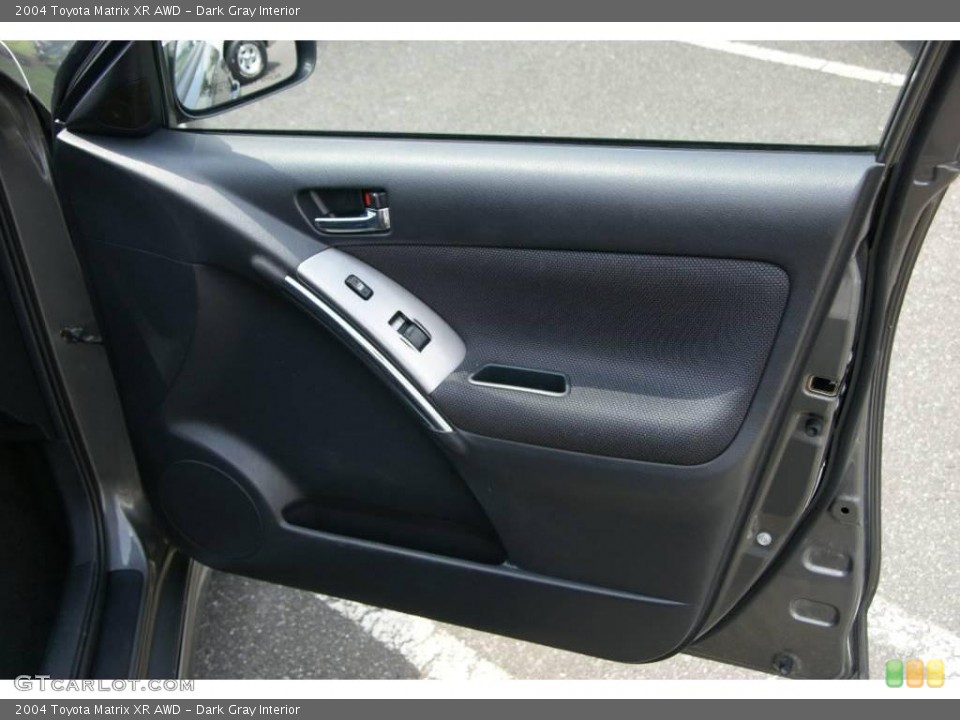 Dark Gray Interior Door Panel for the 2004 Toyota Matrix XR AWD #15287859