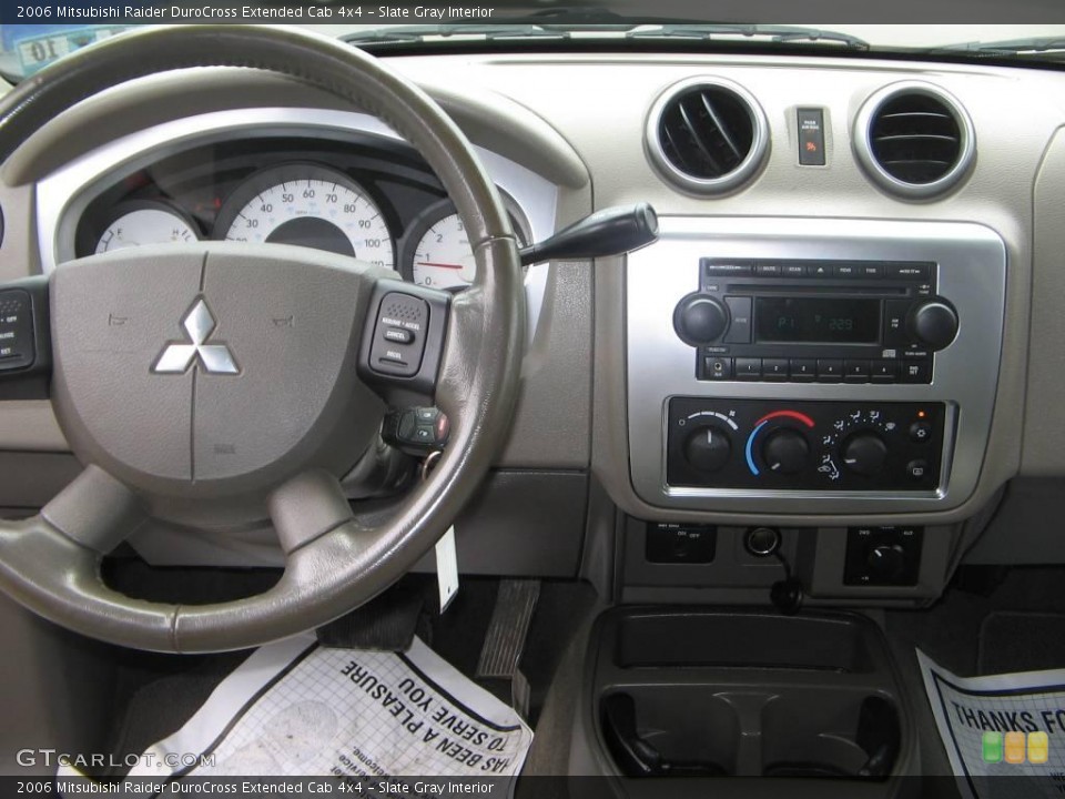 Slate Gray Interior Dashboard for the 2006 Mitsubishi Raider DuroCross Extended Cab 4x4 #15300359