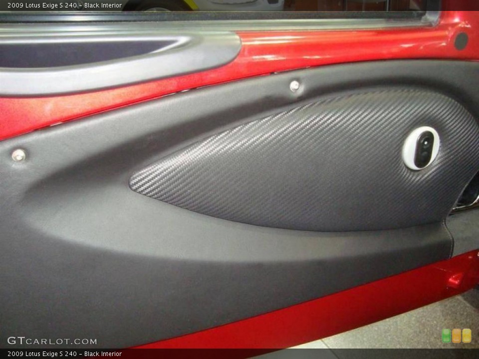 Black Interior Door Panel for the 2009 Lotus Exige S 240 #15475569