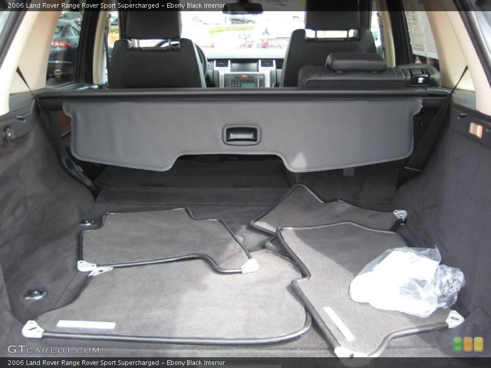 Ebony Black Interior Trunk for the 2006 Land Rover Range Rover Sport Supercharged #15486040