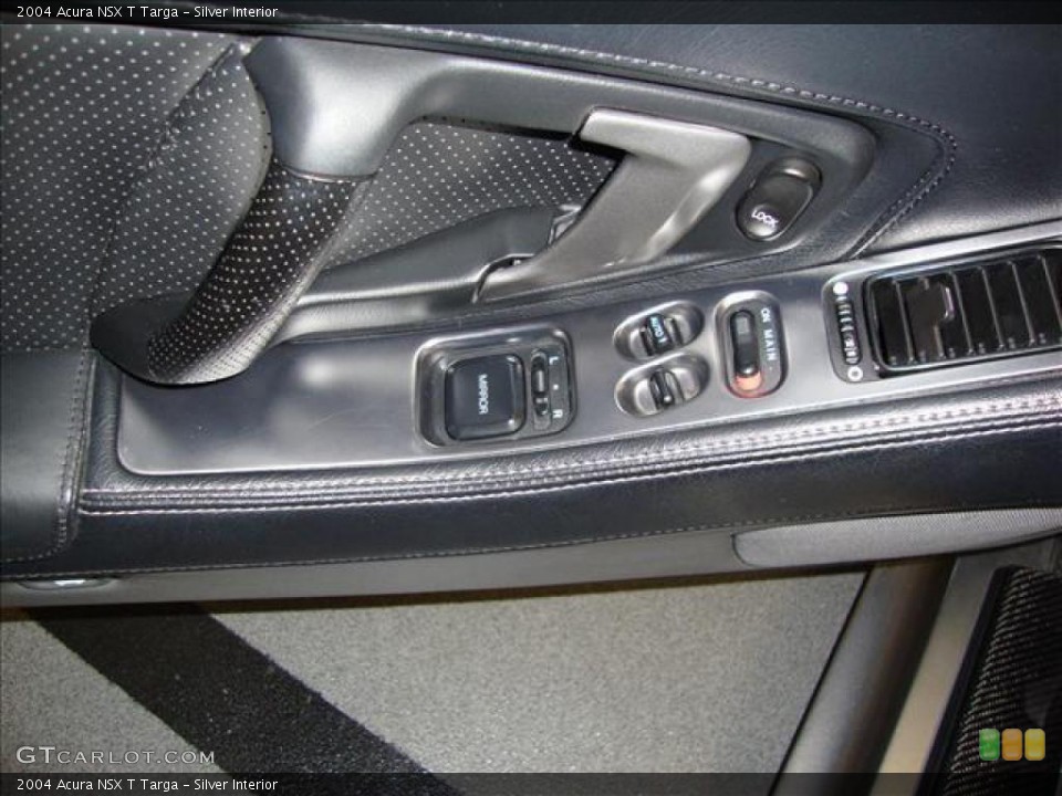 Silver Interior Controls for the 2004 Acura NSX T Targa #15524623