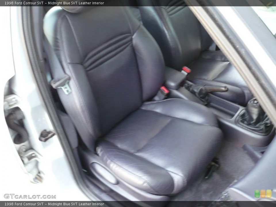 Midnight Blue SVT Leather 1998 Ford Contour Interiors