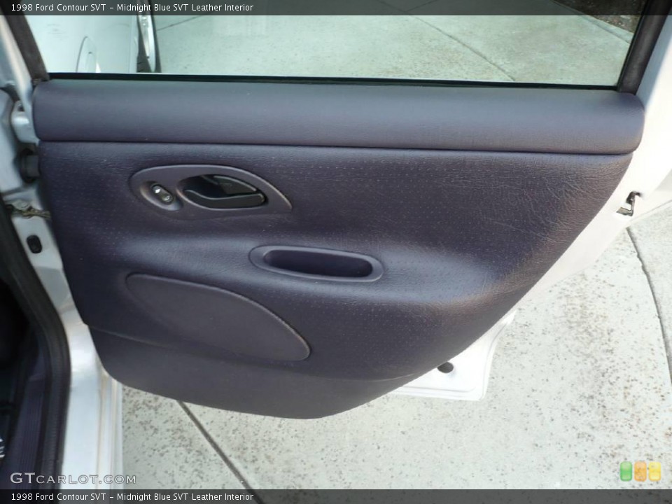 Midnight Blue SVT Leather Interior Door Panel for the 1998 Ford Contour SVT #15530530