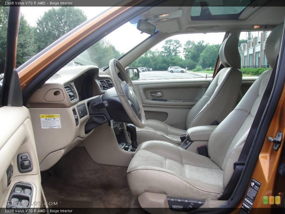Beige Interior Front Seat for the 1998 Volvo V70 R AWD #15530586