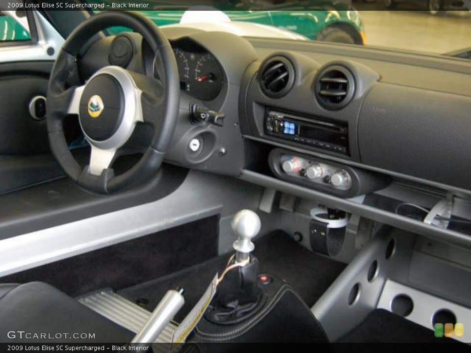 Black Interior Dashboard for the 2009 Lotus Elise SC Supercharged #15789364