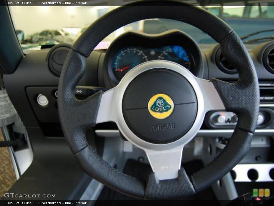 Black Interior Steering Wheel for the 2009 Lotus Elise SC Supercharged #15789384
