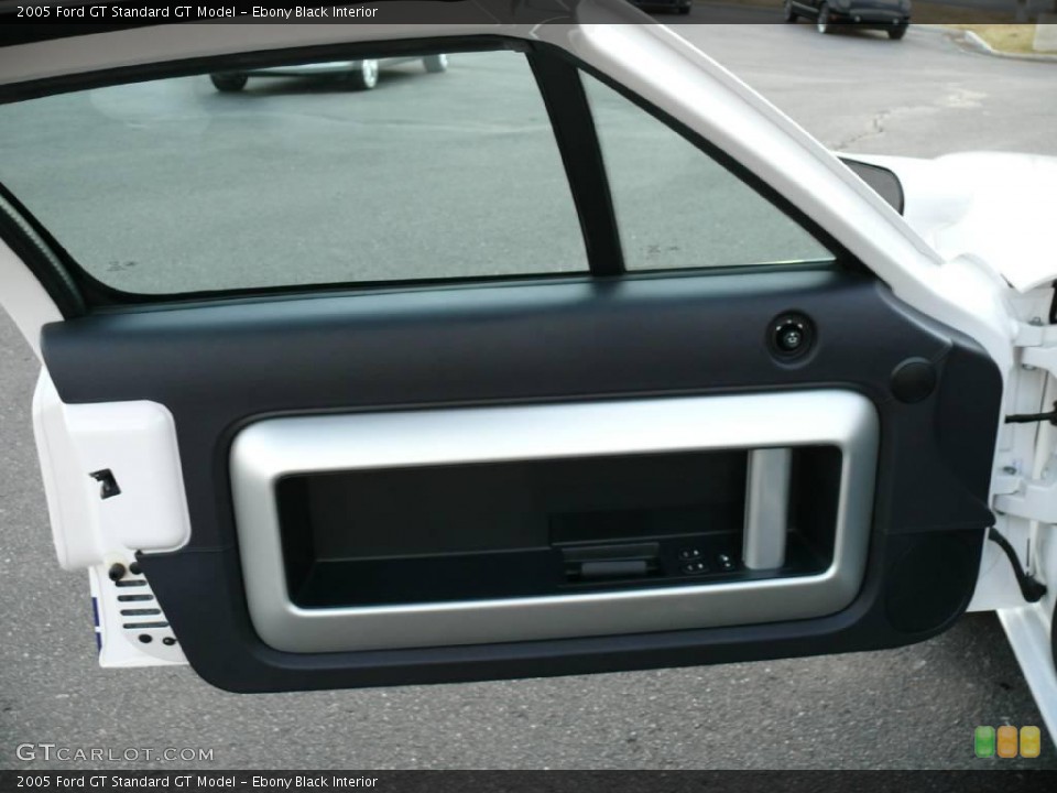 Ebony Black Interior Door Panel for the 2005 Ford GT  #1579287