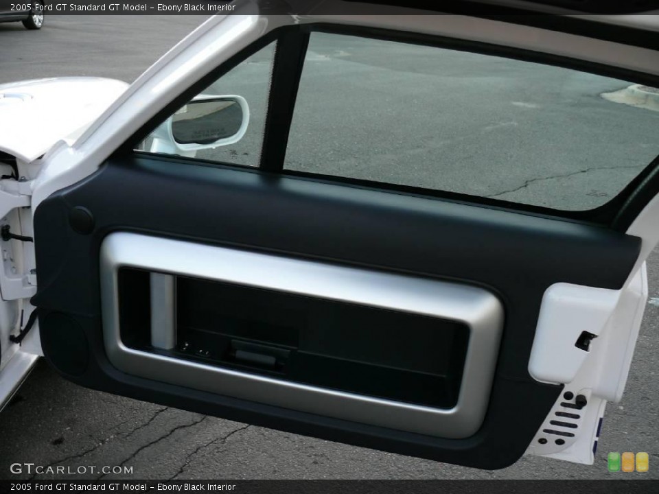 Ebony Black Interior Door Panel for the 2005 Ford GT  #1579312