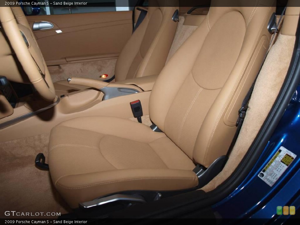 Sand Beige Interior Photo for the 2009 Porsche Cayman S #15819244