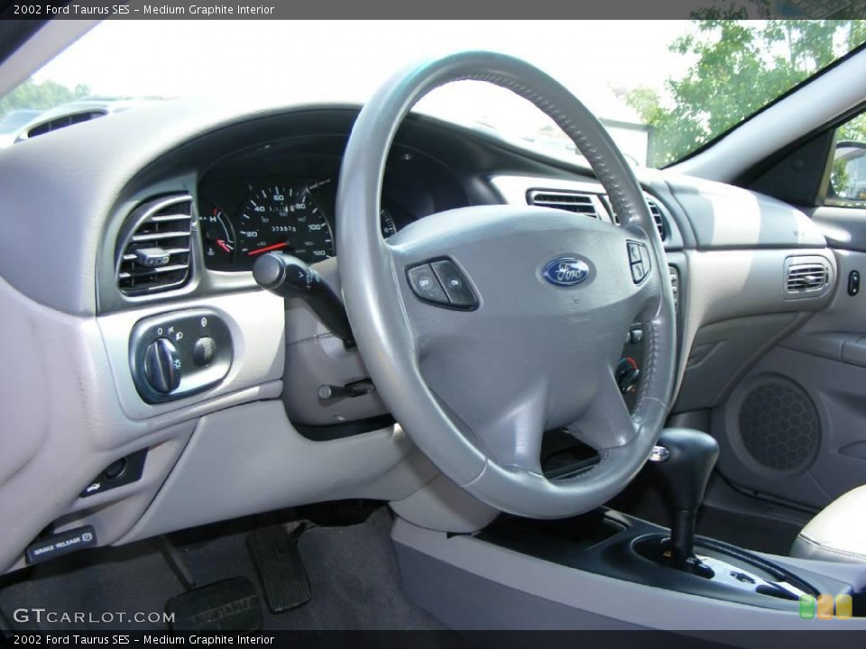 Medium Graphite Interior Steering Wheel for the 2002 Ford Taurus SES #15885052