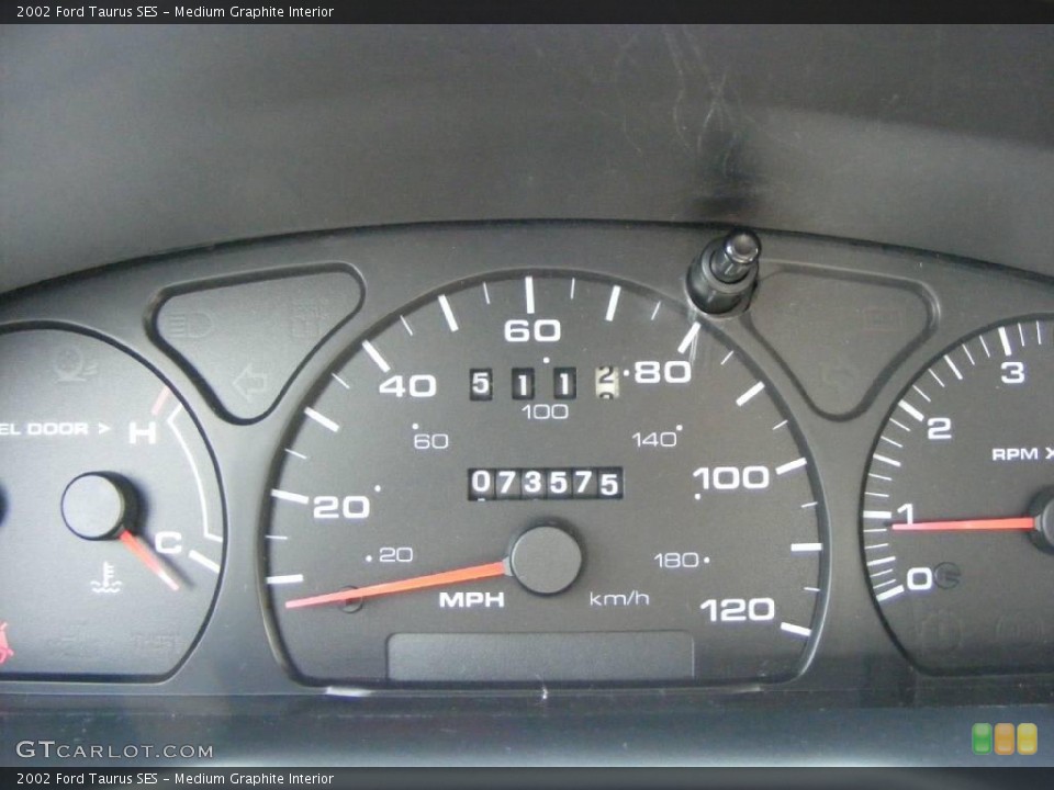 Medium Graphite Interior Gauges for the 2002 Ford Taurus SES #15885084