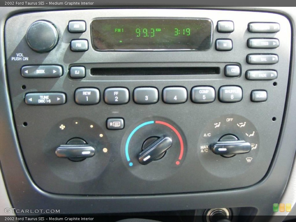 Medium Graphite Interior Audio System for the 2002 Ford Taurus SES #15885108