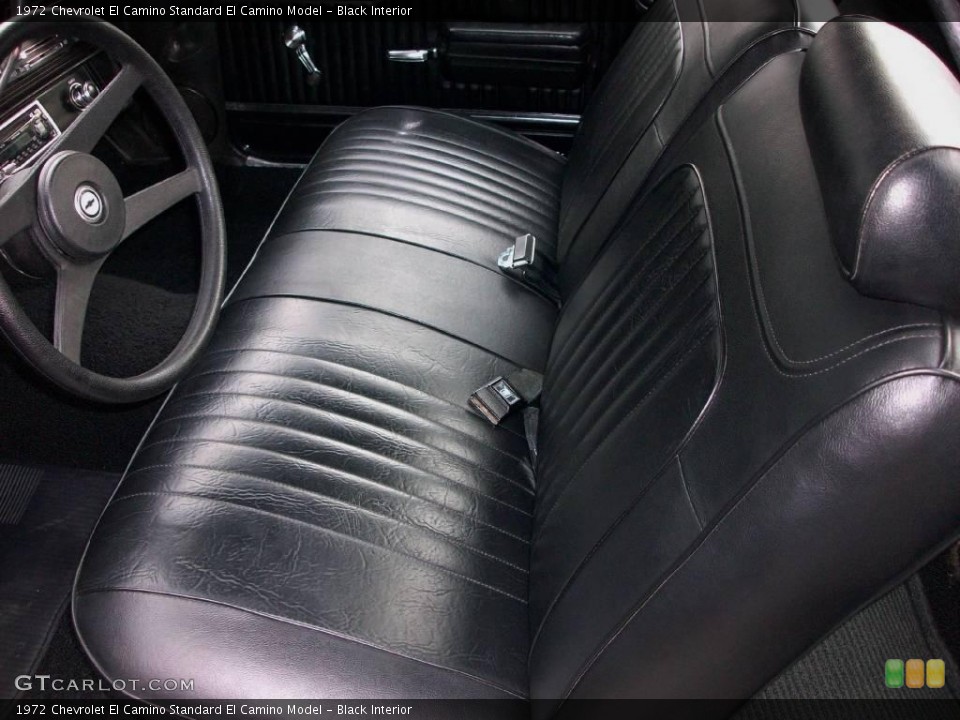 Black Interior Front Seat for the 1972 Chevrolet El Camino  #15978224
