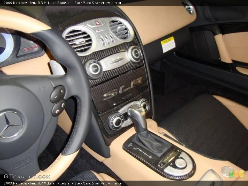 Black/Sand Silver Arrow Interior Dashboard for the 2009 Mercedes-Benz SLR McLaren Roadster #15997386