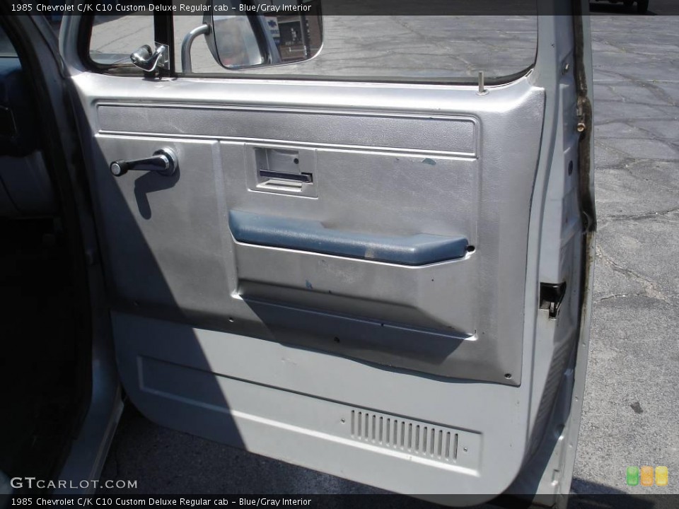 Blue/Gray Interior Door Panel for the 1985 Chevrolet C/K C10 Custom Deluxe Regular cab #16003330