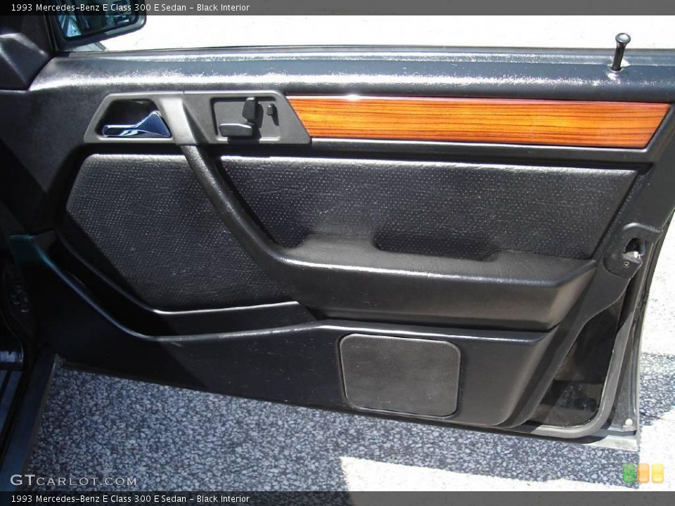 Black Interior Door Panel for the 1993 Mercedes-Benz E Class 300 E Sedan #16057985