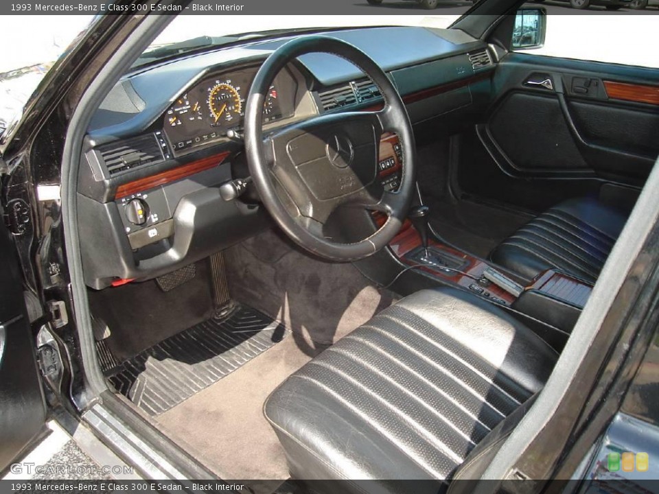 Black 1993 Mercedes-Benz E Class Interiors
