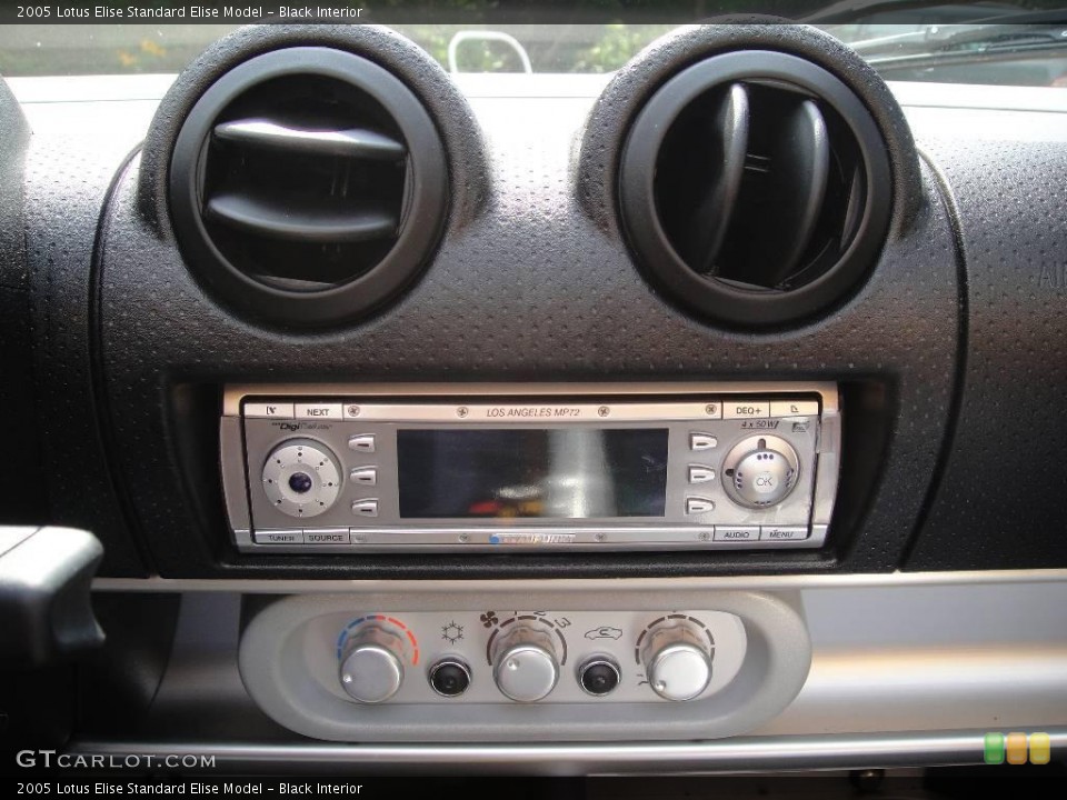 Black Interior Controls for the 2005 Lotus Elise  #16090753