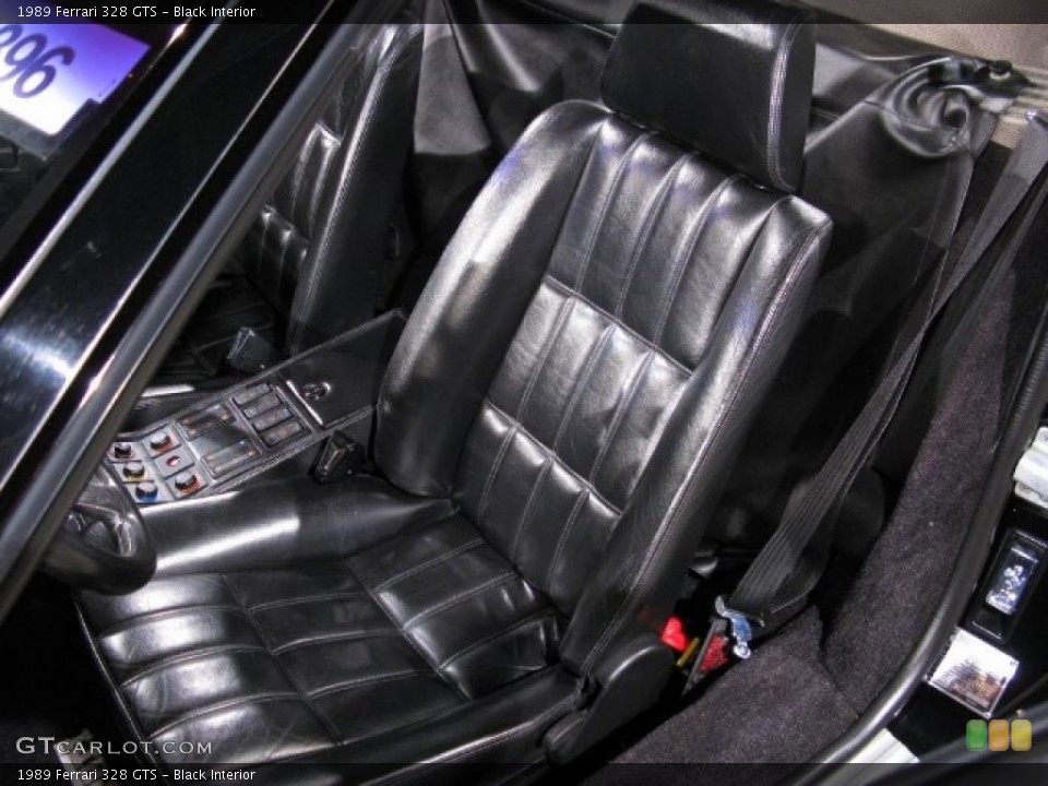 Black Interior Photo for the 1989 Ferrari 328 GTS #16139476