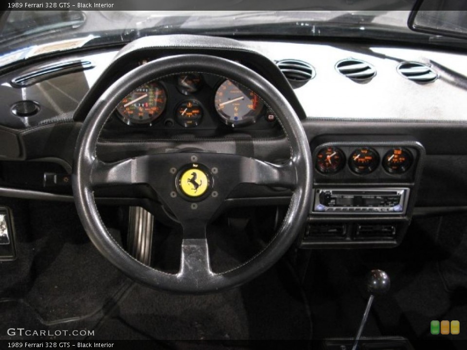 Black Interior Steering Wheel for the 1989 Ferrari 328 GTS #16139488