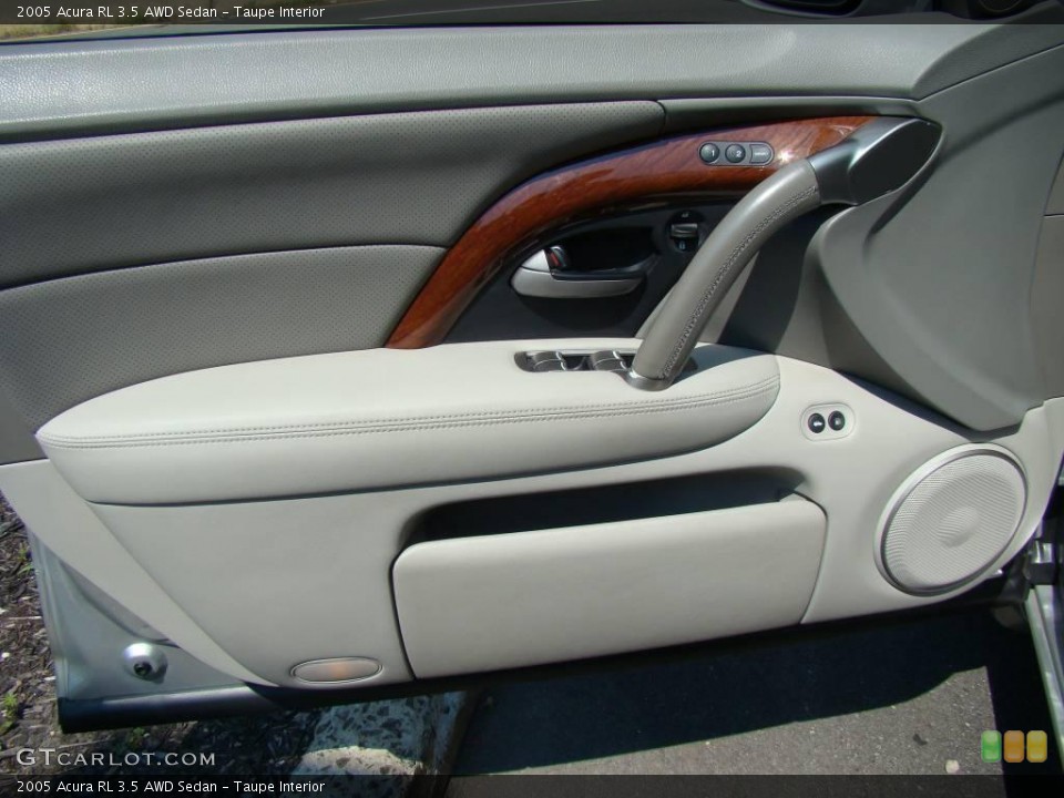 Taupe Interior Door Panel for the 2005 Acura RL 3.5 AWD Sedan #16279960